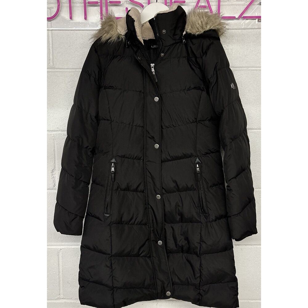 Ralph Lauren Xs Women's Long Puffer Jacket Coat